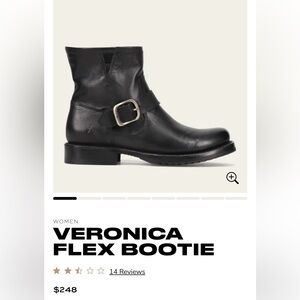 Frye Women's Black Leather Ankle Booties